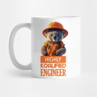 Just a Highly Koalified Engineer Koala 3 Mug